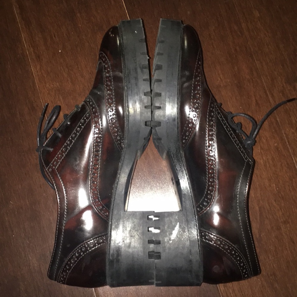 ❤️Sale❤️Zara Track Sole Bluchers, lace up shoes - Picture 7 of 8